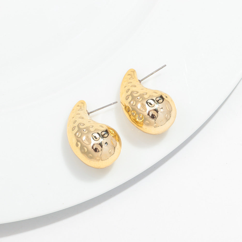 Wholesale Electroplated CCB Diamond Earrings