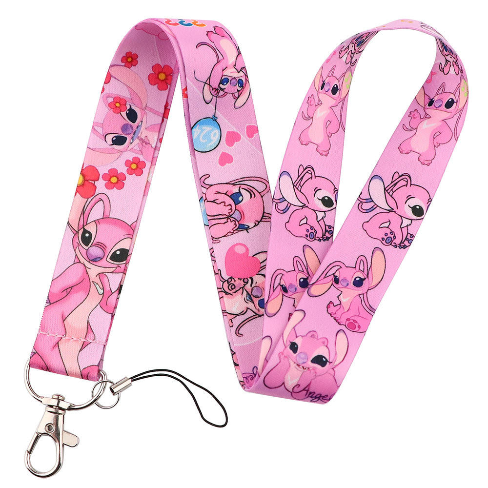 Wholesale Cartoon Mobile Phone Rope Lanyard Keychain