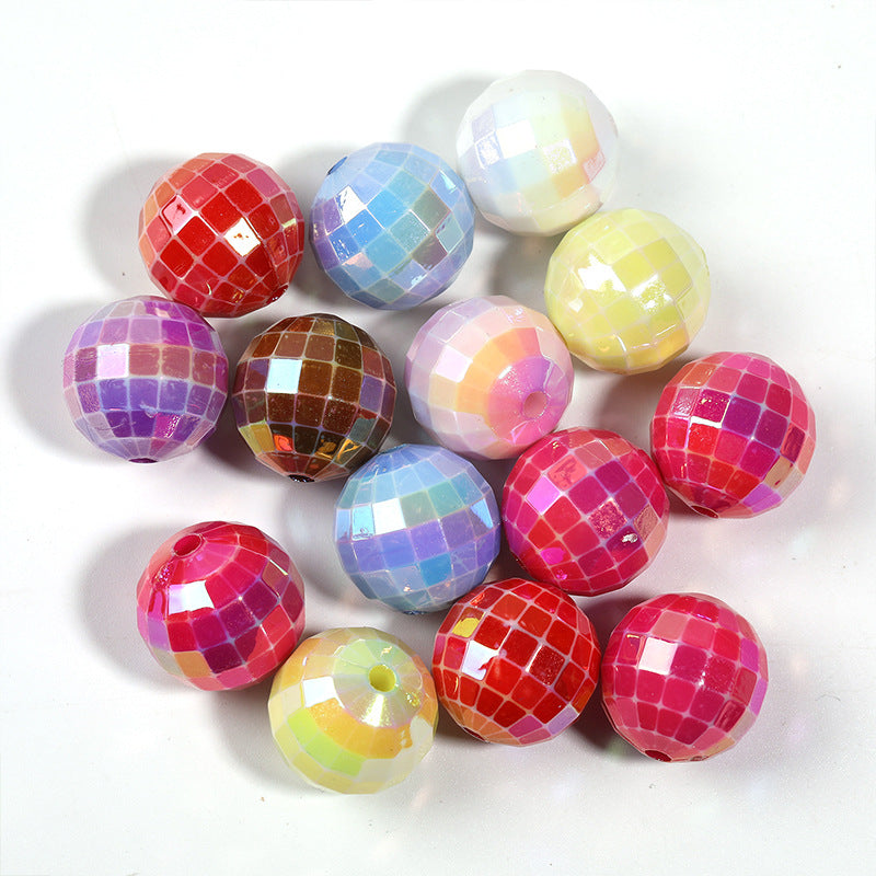 Wholesale 100PCS 16mm Acrylic Beads Matte Through Hole Beads DIY Bead Pen Accessories ACC-BDS-BLG036