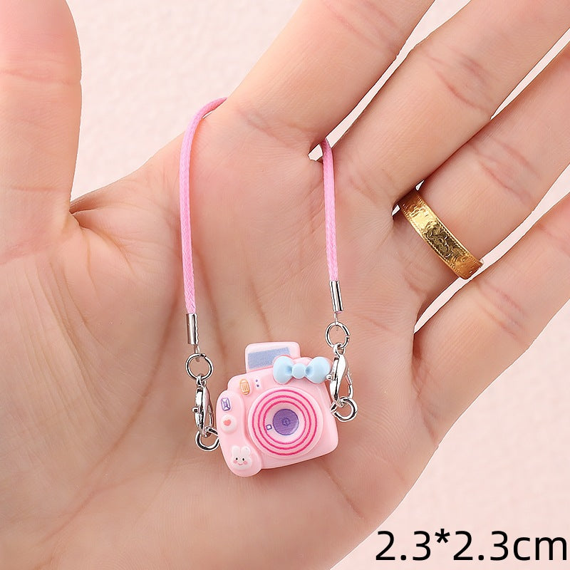 Wholesale Cute cartoon mini cartoon model small camera doll accessories