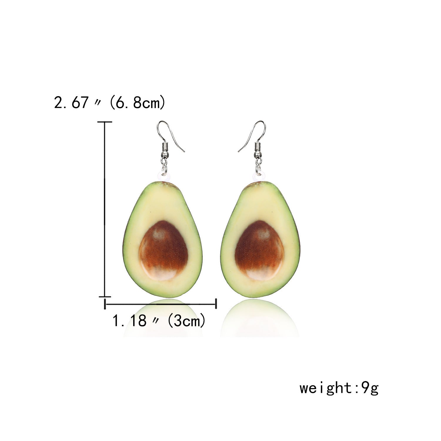 Wholesale Fruit-Shaped Acrylic Flat Earrings,  Cute Laser-Cut Jewelry Accessory for Women,  Boutique Resale