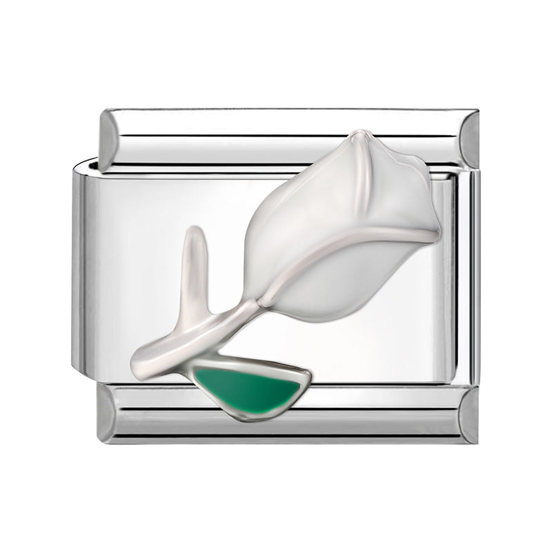 Wholesale Italian Charm Bracelet 9mm DIY Splicing Cute Creative Stainless Steel Composable Bracelet