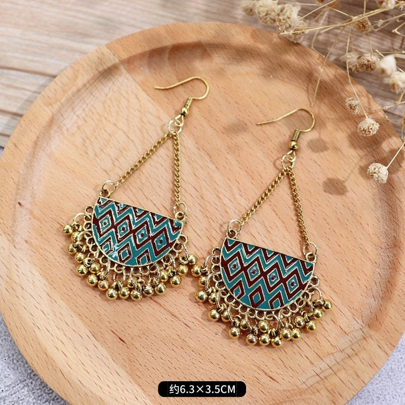 Wholesale Vintage Bohemian Ethnic Style Earrings ACC-ES-Luox004