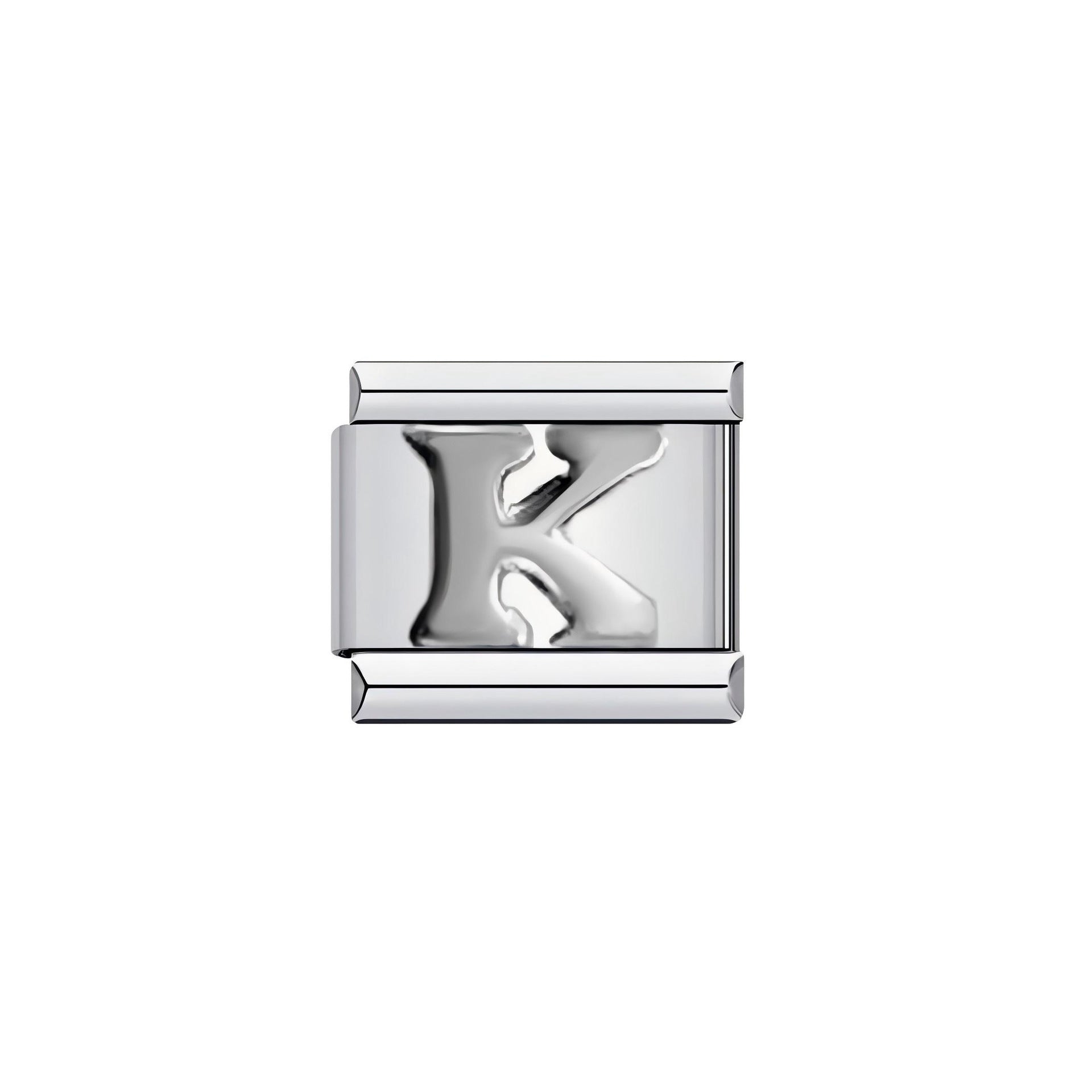 Wholesale Italian Charm Bracelet 9mm DIY Splicing English Letters Stainless Steel Composable Bracelet