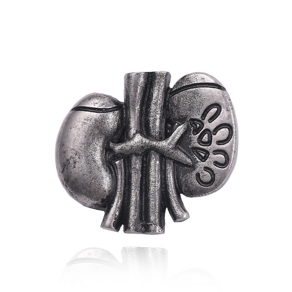 Wholesale Alloy Human organ brooch