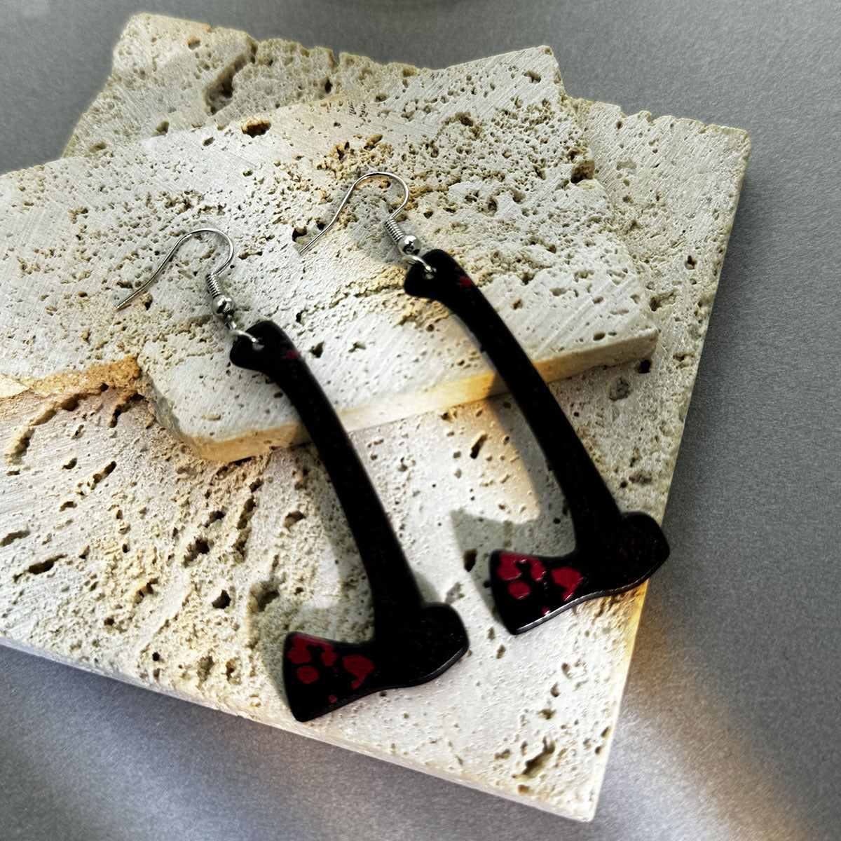 Wholesale Halloween kitchen knife  earrings