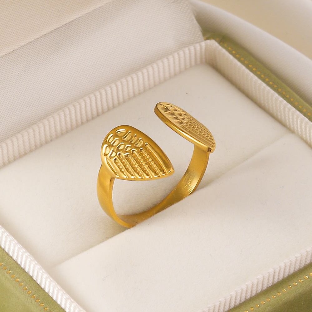 Wholesale Stainless Steel Wing Opening Adjustable Rings