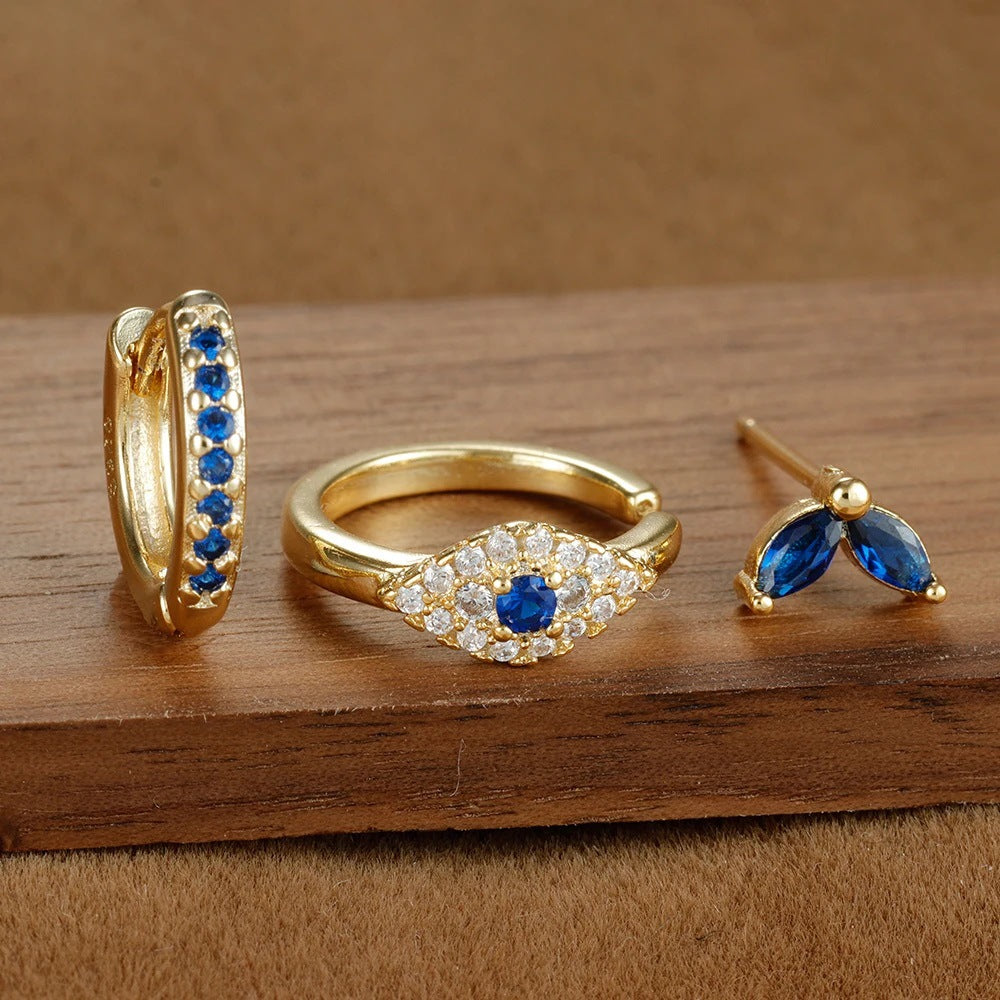 Wholesale Evil Eye Earring Set