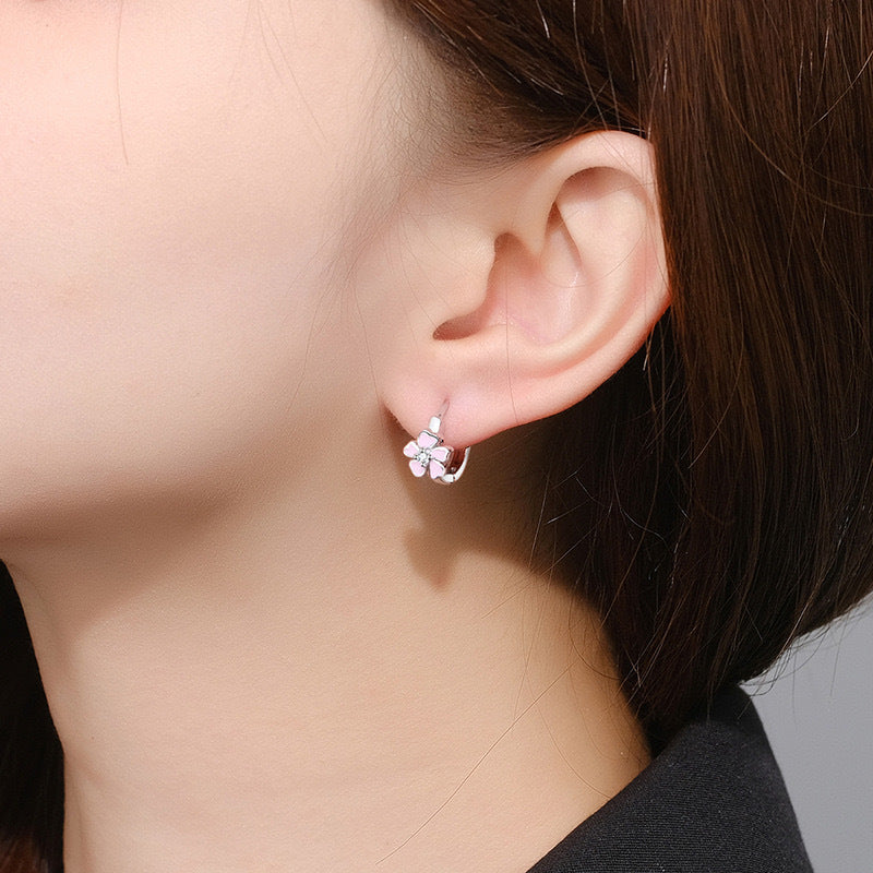 Wholesale Flower Droplet Earrings