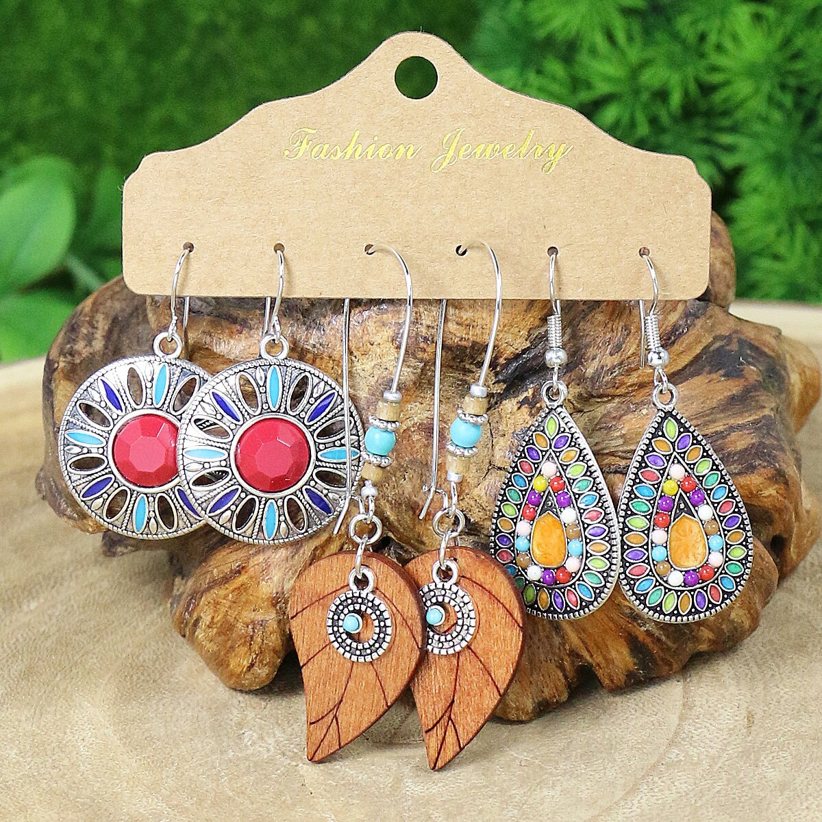 Wholesale Zinc Alloy Exotic Beaded Drop Earrings,  Trendy Jewelry Accessory