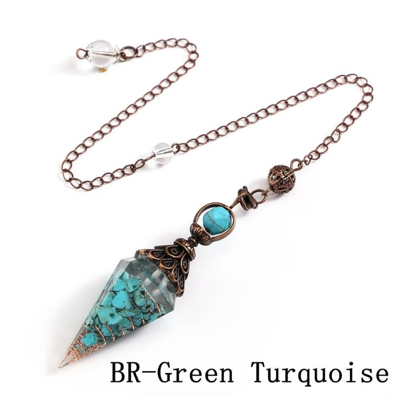 Wholesale Amethyst Crystal Hexagon Pendant Ancient Silver for DIY Jewelry Making Decorative Gift