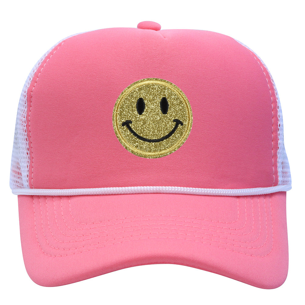 Wholesale  Smiley Face Patch Baseball Cap