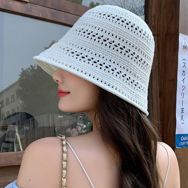 Wholesale  Hollow Dome Fisherman Hat Bucket Hat