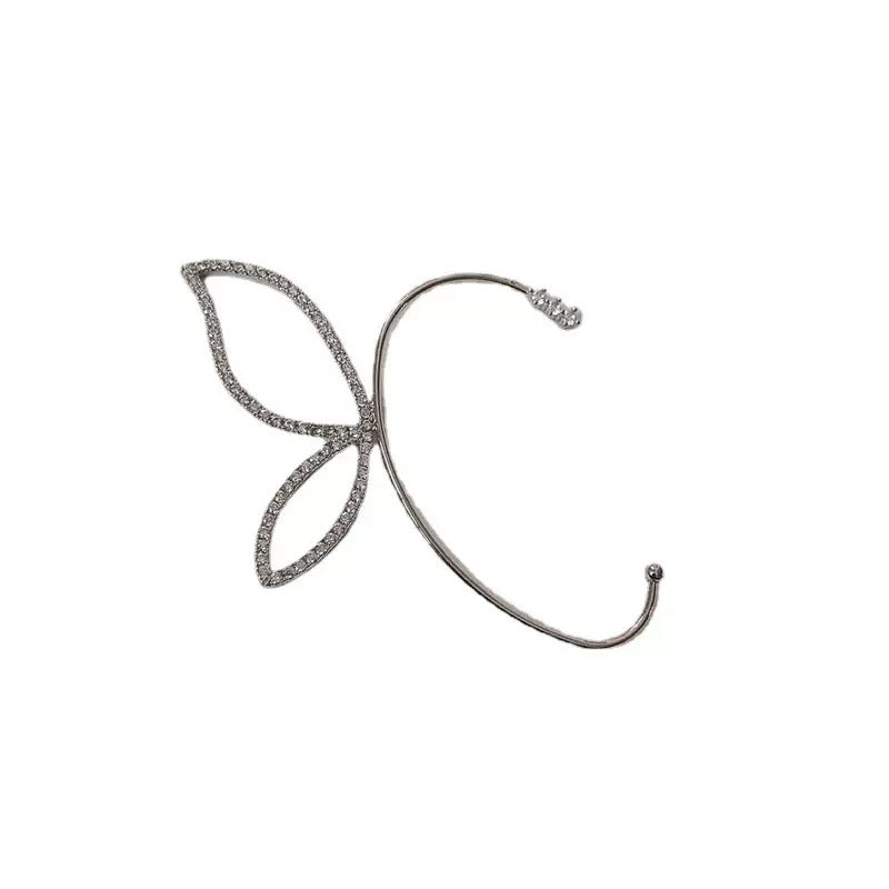 Wholesale alloy butterfly clip earrings