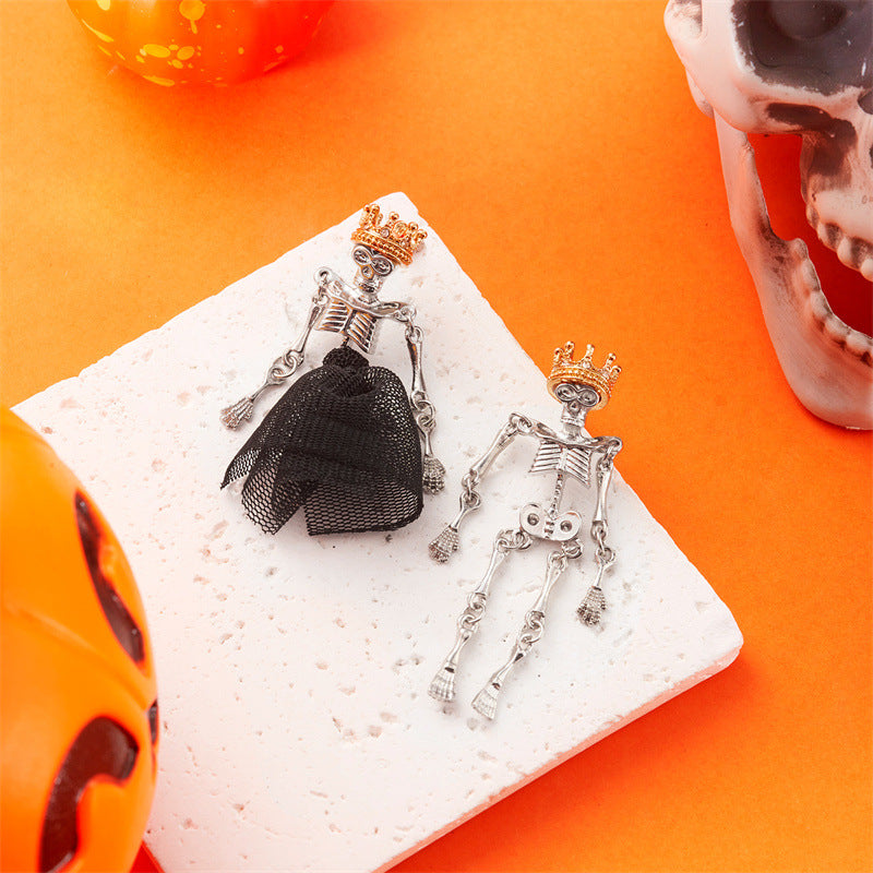 Wholesale  Skeleton Ghost Bride Earrings