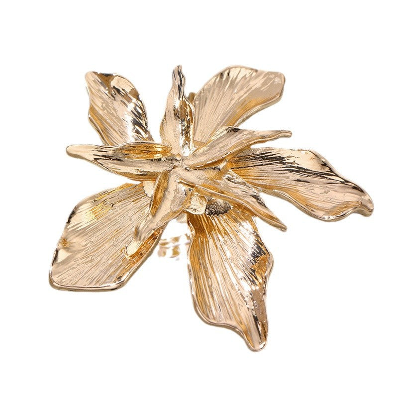 Wholesale Hollow Pearl Flower Rings