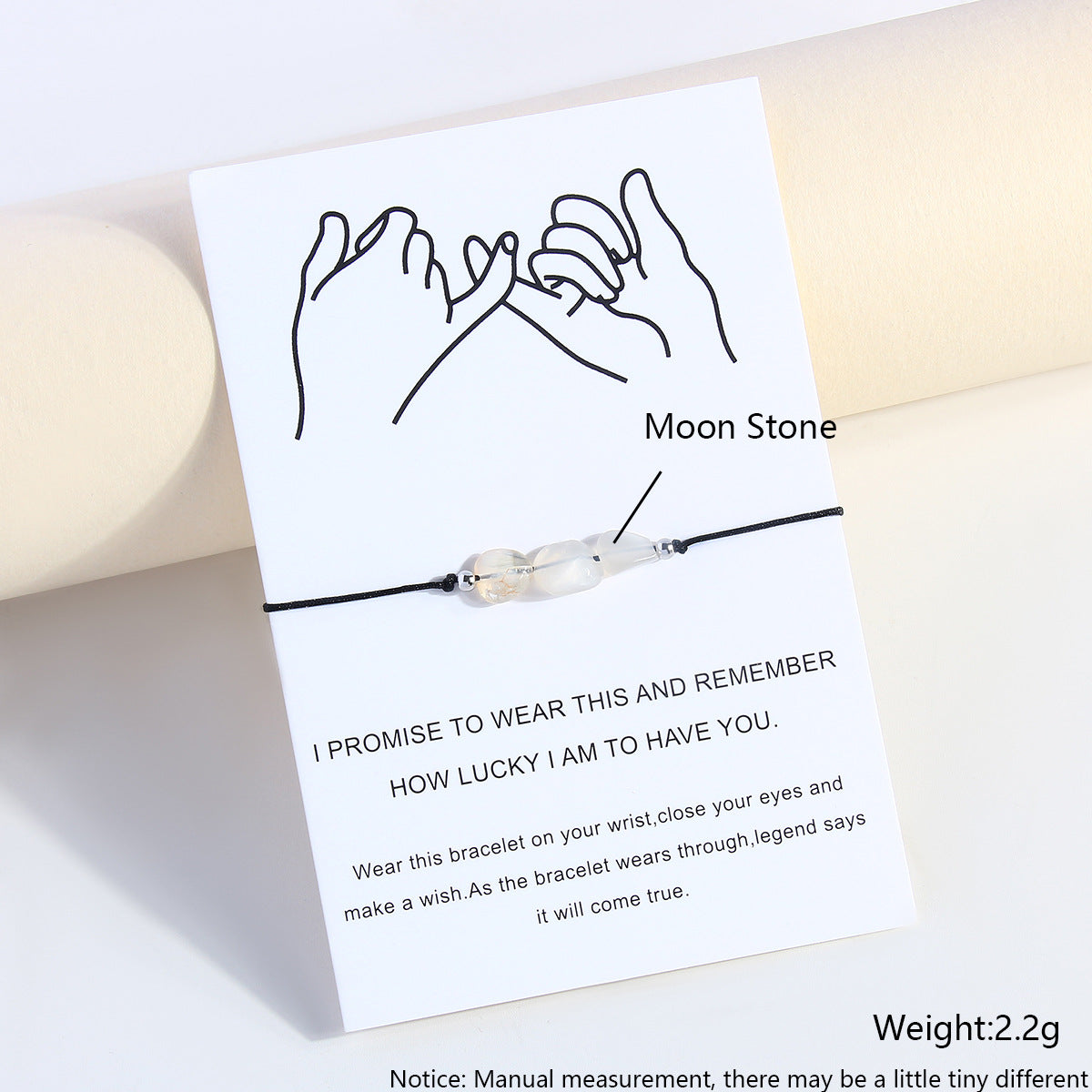 Wholesale Birthstone Bracelet Natural Stone Handwoven Adjustable Bracelet ACC-BT-HongMing006