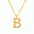 Wholesale  titanium steel diamond letter necklace English clavicle chain