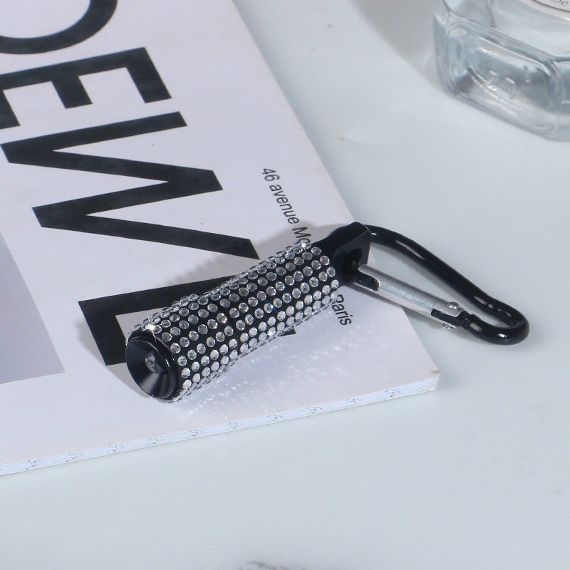 Wholesale Diamond Mini Flashlight Keychain ACC-KC-RuiJie008