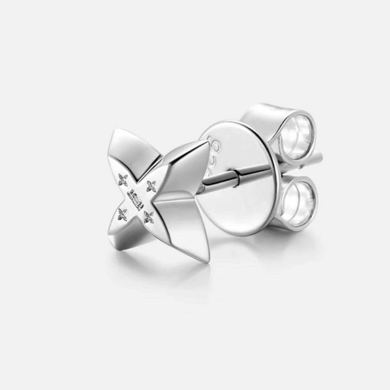Wholesale Stylish Men' s Clover Leaf Earrings Copper Epoxy Resin Jewelry Accessory Gift Boutique Resale