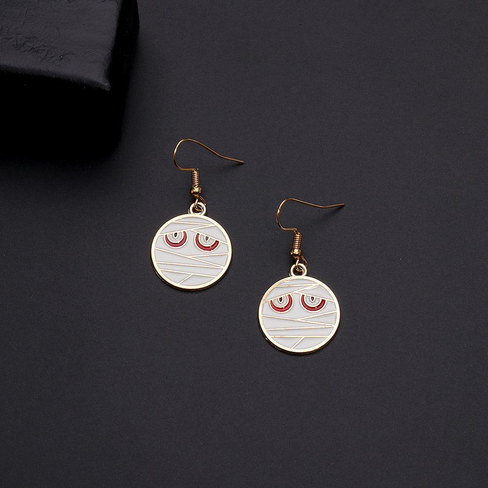 Wholesale  Pumpkin Alloy Earrings