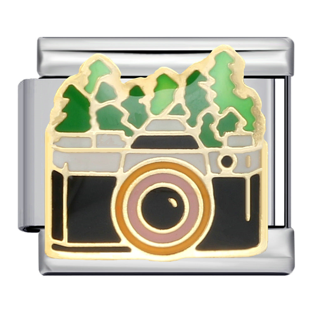 Wholesale Italian modularMusic Lover Series Stainless Steel Bracelet