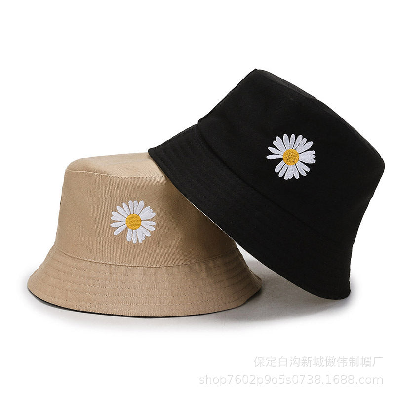 Wholesale Double-sided Daisy fisherman hat bucket hat