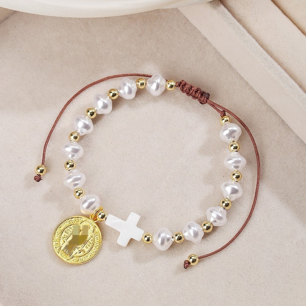 Wholesale Geometric Evil Eye Alloy Charm Bracelet Unisex Fashion Jewelry Accessory