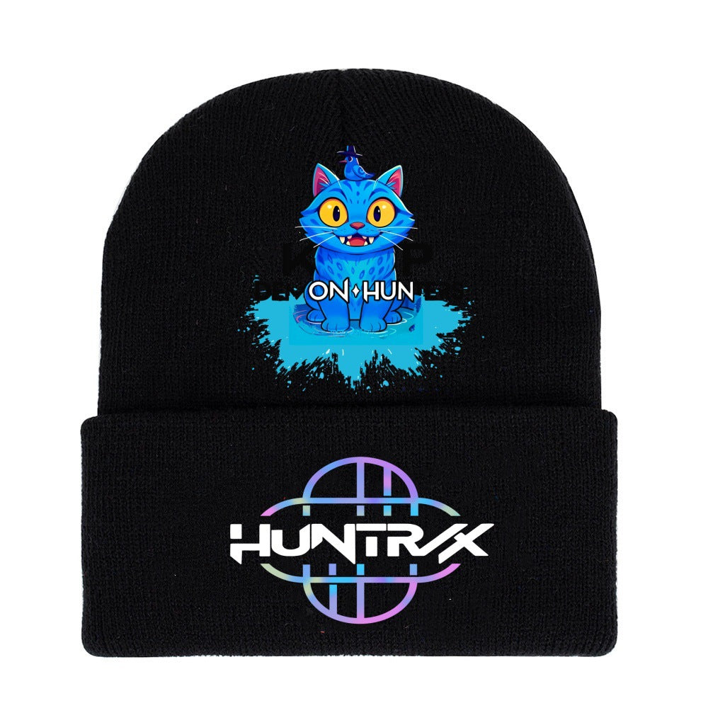 Wholesale kpop anime cartoon knitted hat Beanie
