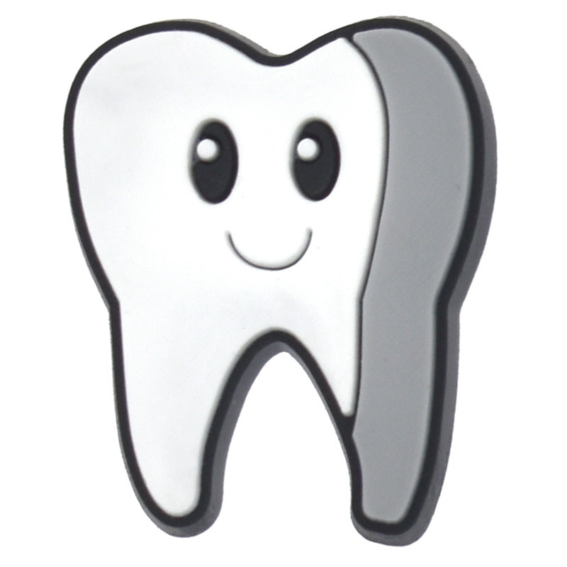 Wholesale Random 100pcs Teeth Series Shoes Accessories Shoes Charms