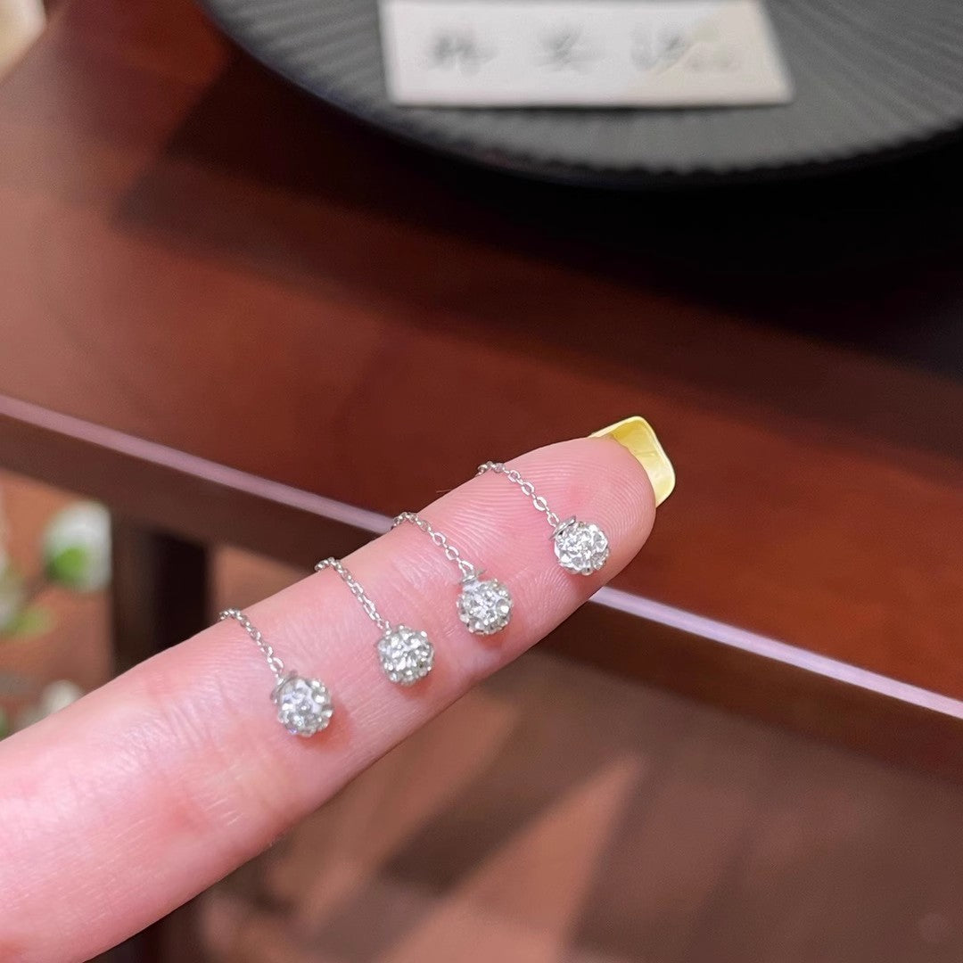 Wholesale Gympani Simple Ball Ear Line Sleeping Non-picking Ear Holes Small Earrings