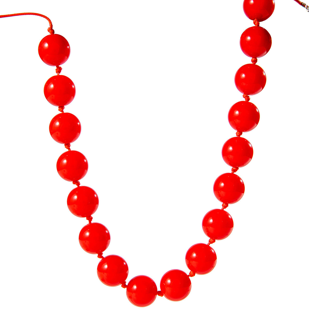 Wholesale  Bohemian Ethnic Style Colorful Large Bead Single-layer Necklace
