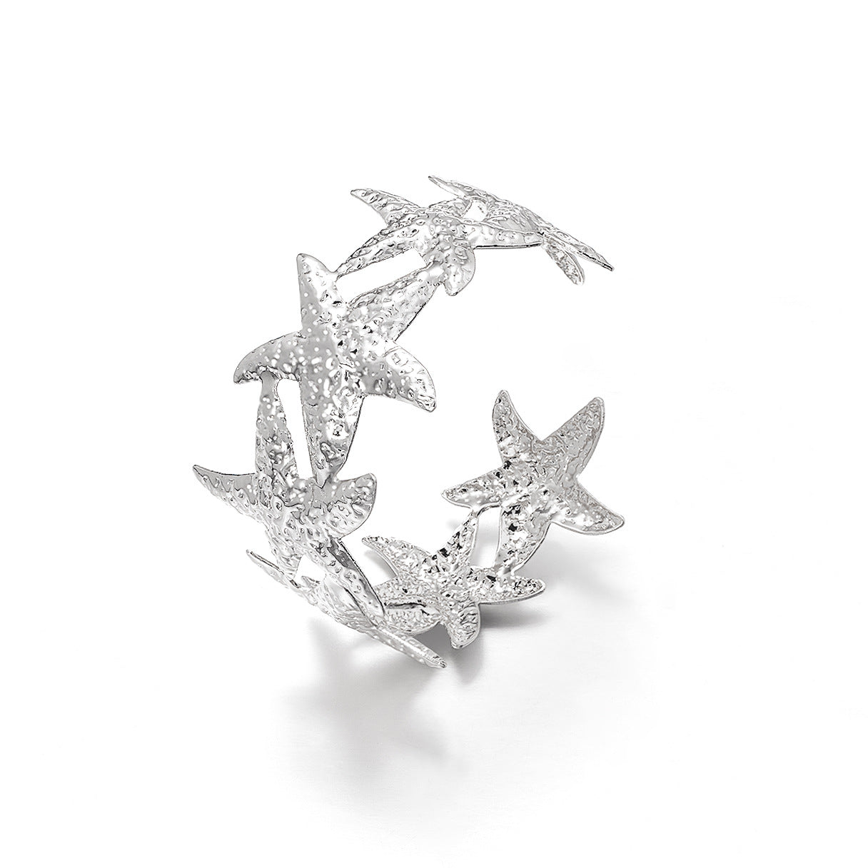 Wholesale Exaggerated iron bracelet alloy starfish bracelet