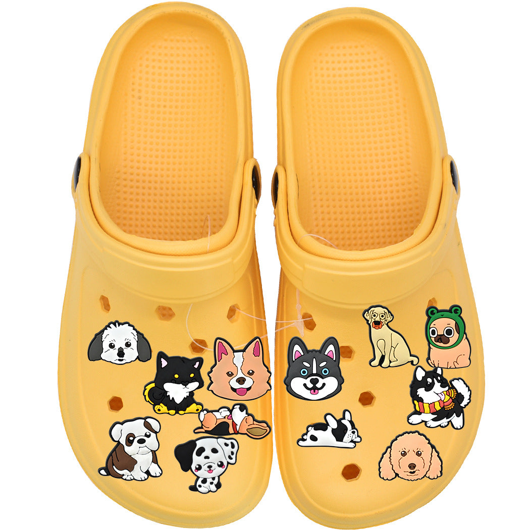 Wholesale Random 100pcs Cute Cartoon Puppy Series Shoes Accessories Shoes Charms