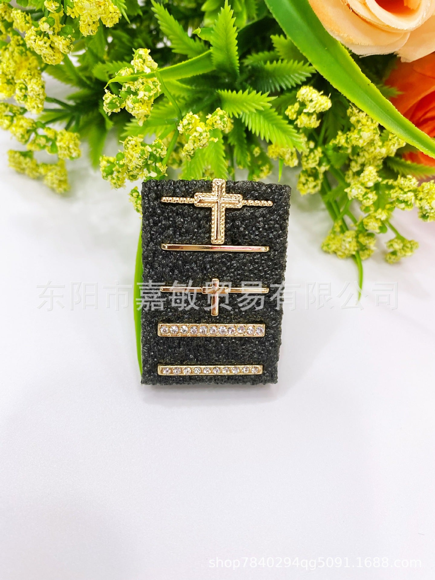 Wholesale Cross-border European and American Apple Watch strap decorative ring simple all-match fashion new decorative nail multi-layer suit