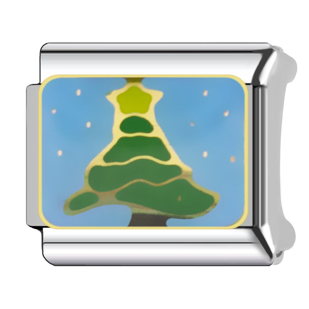 Wholesale Italian Charm Bracelet 9mm DIY  Christmas   Creative Stainless Steel Composable Bracelet