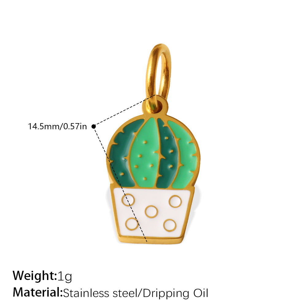 Wholesale plant series dripping  Charms for Jewelry