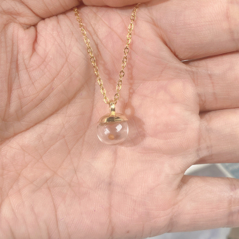 Wholesale Mustard Seed Pendant Necklace