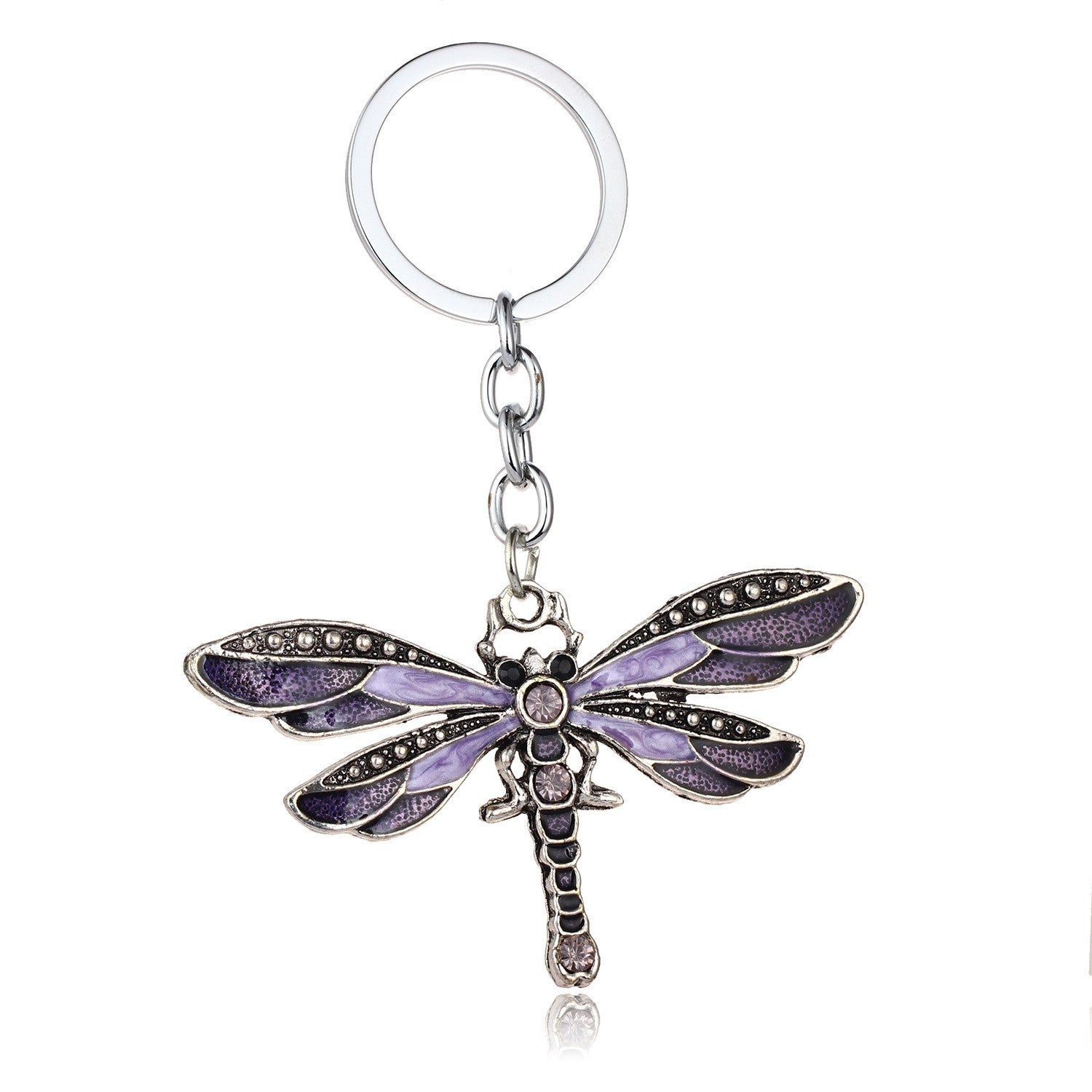 Wholesale Micro Inlay Dragonfly Keychains ACC-KC-Aya002