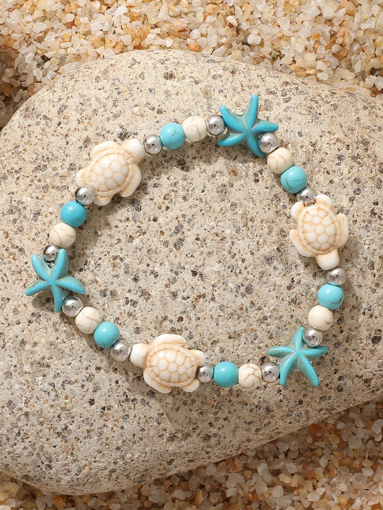 Wholesale  Animal Turquoise Turtle Woven Bracelet
