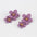 Wholesale Multicolor Double Flower Earrings