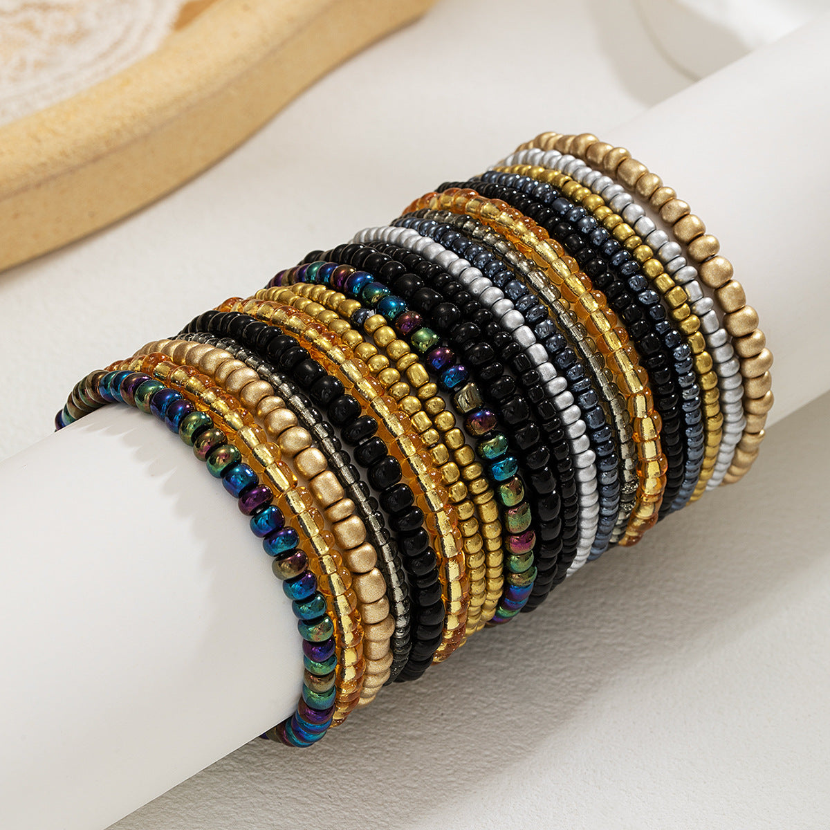 Wholesale Random Color Rice Beads Bracelet