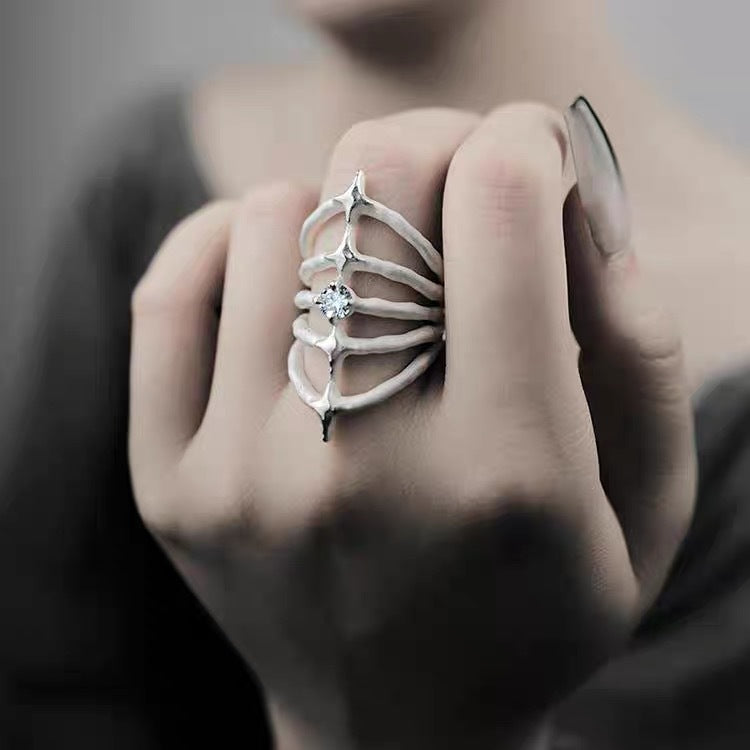 Wholesale  Diamond Star Open Ring