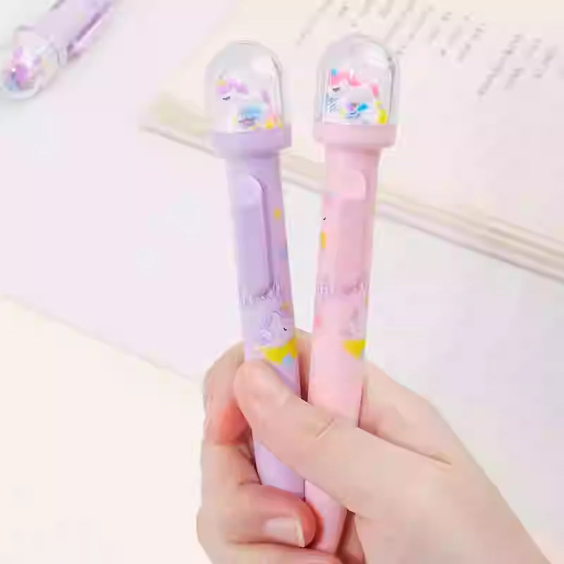 Wholesale super cute landscape pen dream pony shape gel pen ballpoint pen