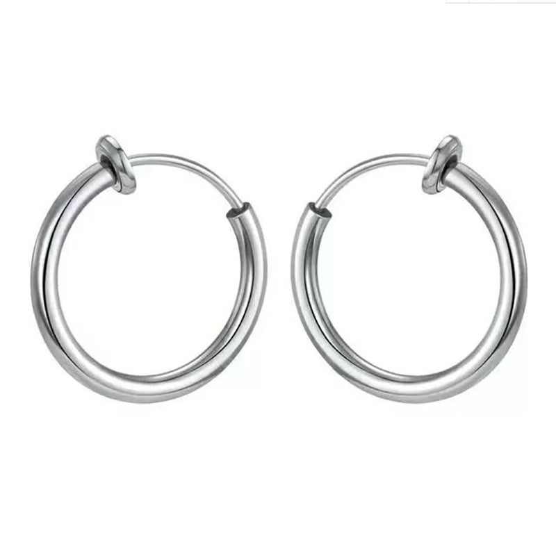 Wholesale 18K  titanium steel ear clip  earrings