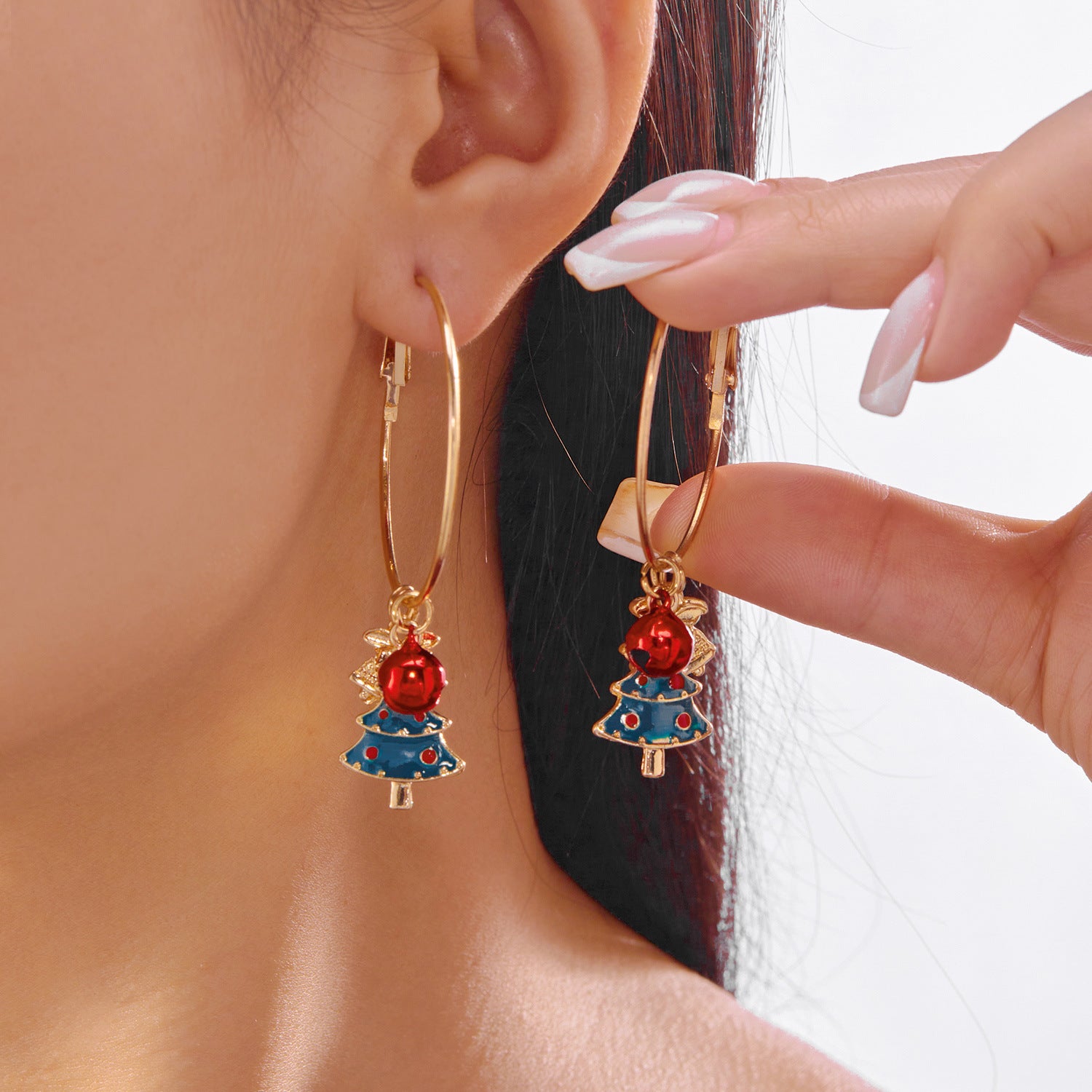 Wholesale Christmas bell earrings