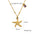 Wholesale Stainless steel Summer Beach Wind Niche Starfish Dolphin Conch Shell Necklaces