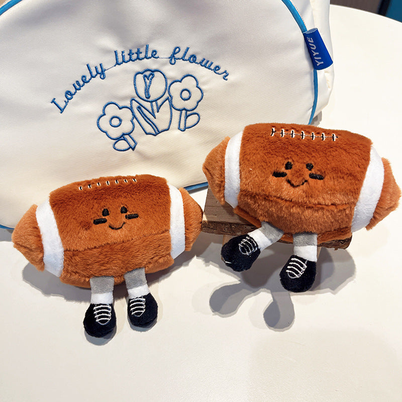 Wholesale Rugby Plush Keychain