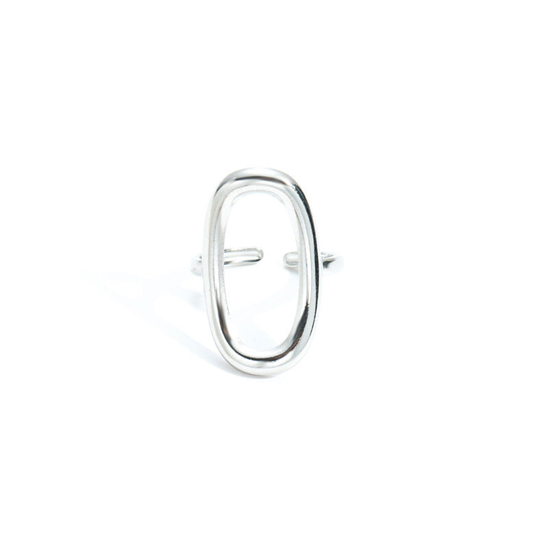 Wholesale Geometric Snake Line Retro Titanium Steel Ring,  Jewelry Accessory for Women