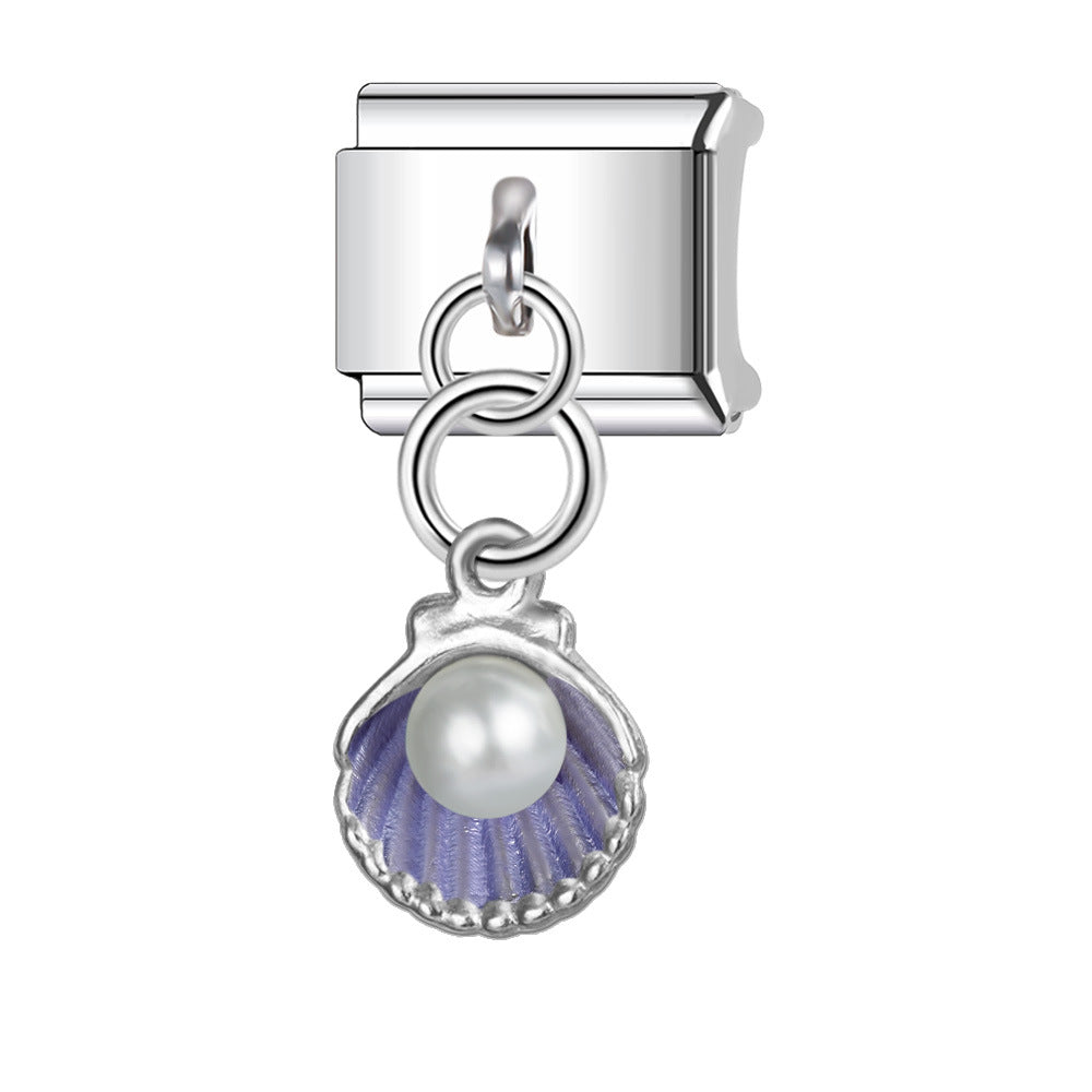 Wholesale  Italian Charm Bracelet 9mm DIY  Pendant Creative Stainless Steel Composable Bracelet